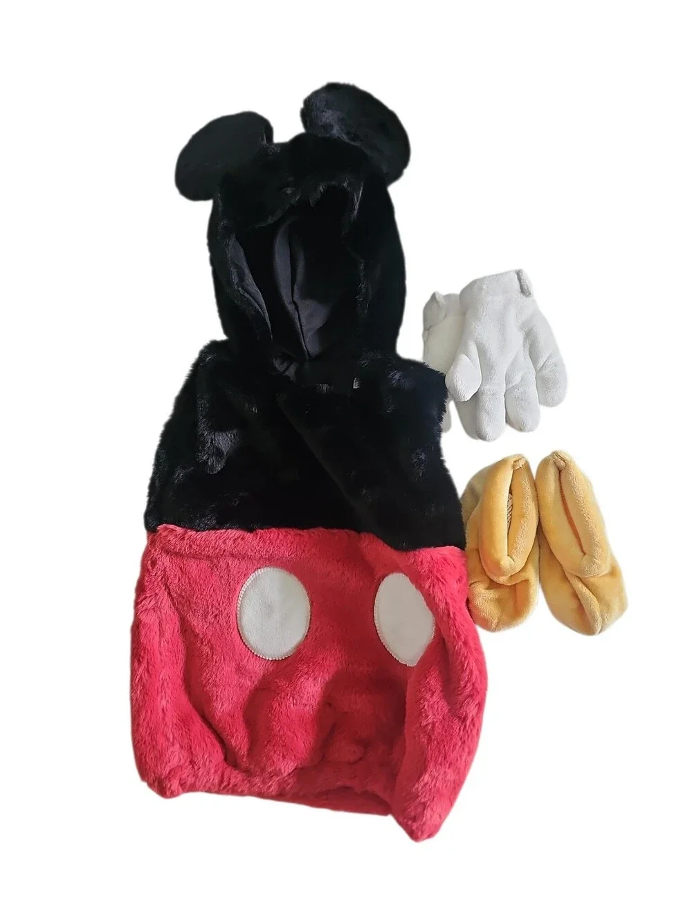 Pottwey Barn Baby Disney Mickey Mouse Halloween Costume 5 Pcs Nwt Sz 0- 6 Months